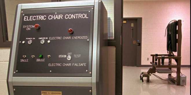  Tennessee's electric chair at the Riverbend Maximum Security Institution
